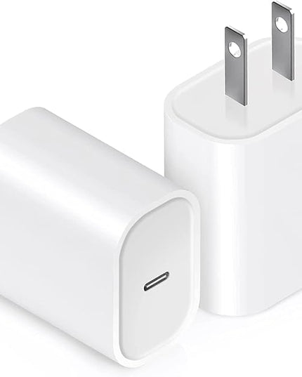 USB C Charger Block 20W, Ocupwei PD 3.0 Fast Charging Wall Charger USBC Power Adapter Type C Brick Cube for iPhone 17/Pro/Pro Max/17 Air/ 16/16 Pro/16 Pro Max/15/Plus/Pro/Pro Max [2 Pack]