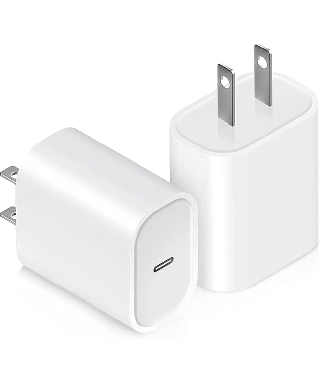 USB C Charger Block 20W, Ocupwei PD 3.0 Fast Charging Wall Charger USBC Power Adapter Type C Brick Cube for iPhone 17/Pro/Pro Max/17 Air/ 16/16 Pro/16 Pro Max/15/Plus/Pro/Pro Max [2 Pack]