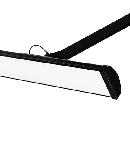 LED Architect Desk Lamp, 4500 Lumens, Dimmable, Metal Swing Arm, 5 Color Temperatures, 50W, Ideal for Task Work, Drafting, Reading, Clamp-on Office Table Lamp with 684 Bright LEDs (Black, CCT)