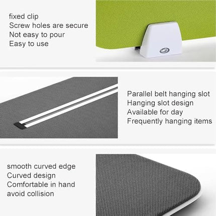 Freestanding Acoustic Desk Divider - Soundproof Privacy Panel for Office Workstation, 120x30cm Red Separator Screen - Enhance Focus & Productivity