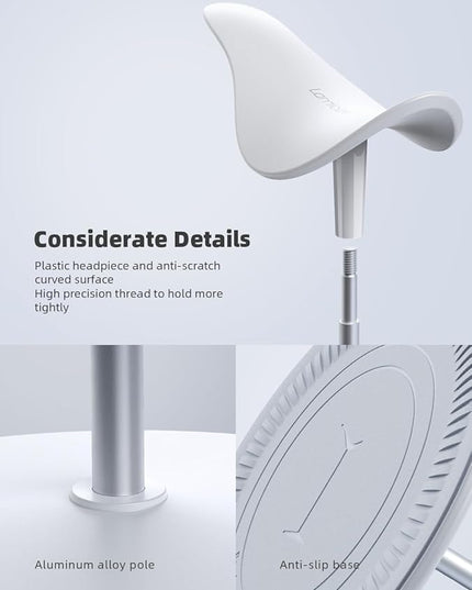 Lamicall Headphone Stand, Desktop Headset Holder - Desk Earphone Stand, for All Headsets Such as Airpods Max, HyperX Gaming Headphones, Beats/Sennheiser Music Headphones