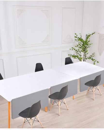Desk Privacy Divider, Desk Divider Sound Proof Dividers Privacy Shields for Under The Table Privacy Panels for Students and Office Divider(Beige,100X40cm)