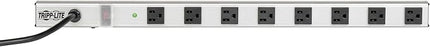 Tripp Lite 8 Outlet Power Strip with Surge Suppression, 6ft. Cord, Metal, 24 in. Length, Life Limited Manufacturer's Warranty (SS240806)