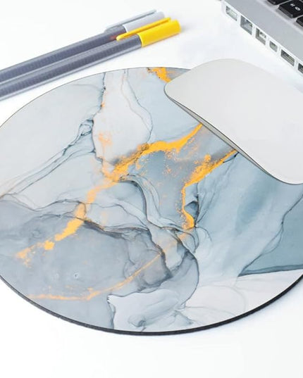 Modern Marbling Round Mouse pad Customized Mousepad Non-Slip Rubber Base Mouse Pads for Computers Laptop Office Desk Accessories Mouse pad