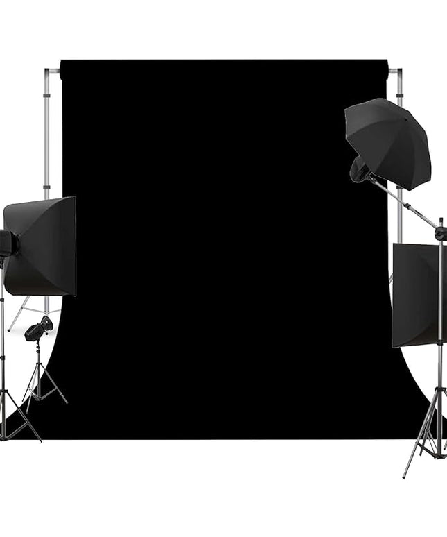 Black Photo Backdrop for Photoshoot Black Background for Photography Photo Backdrop Curtain for Party 10 x 20 FT