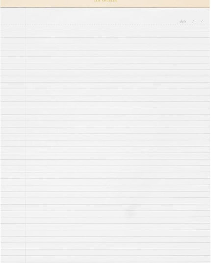 Sugar Paper Legal Pad, 50 Lined Pages, Office Supplies, 8.5" x 11.75", Pink Legal Pad