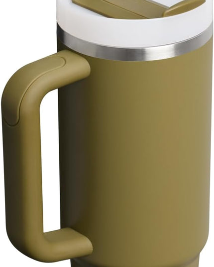 STANLEY Quencher H2.0 Tumbler with Handle and Straw 30 oz | Flowstate 3-Position Lid | Cup Holder Compatible for Travel | Insulated Stainless Steel Cup | BPA-Free | Exclusive Thyme