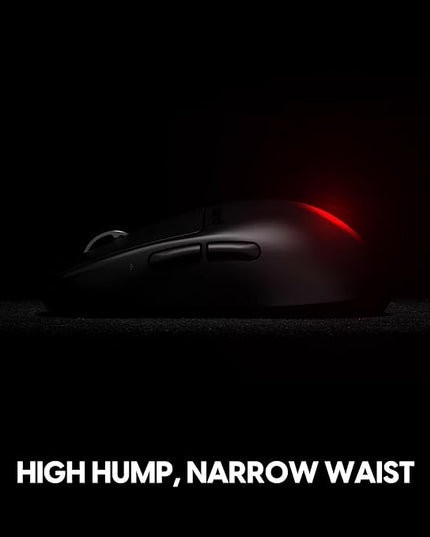 Pulsar Gaming Gears X2H v3 eS Wireless Gaming Mouse, Ultra Lightweight 1.87 oz (60g), Symmetrical, Optical Switch, 32000 DPI, 750 IPS, XS-1 Sensor, 8k Compatible (Mini, Black)