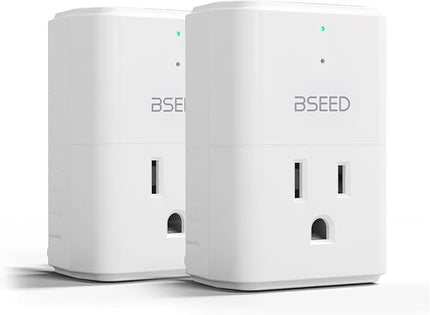 [ETL Listed] BSEED 1875W Single Outlet Surge Protector, Mini Surge Protector for Refrigerators, PC, TV, Xbox Series X, PS5 and Home Appliances, Voltage Protector with LED Indicators,15A, 2 Pack