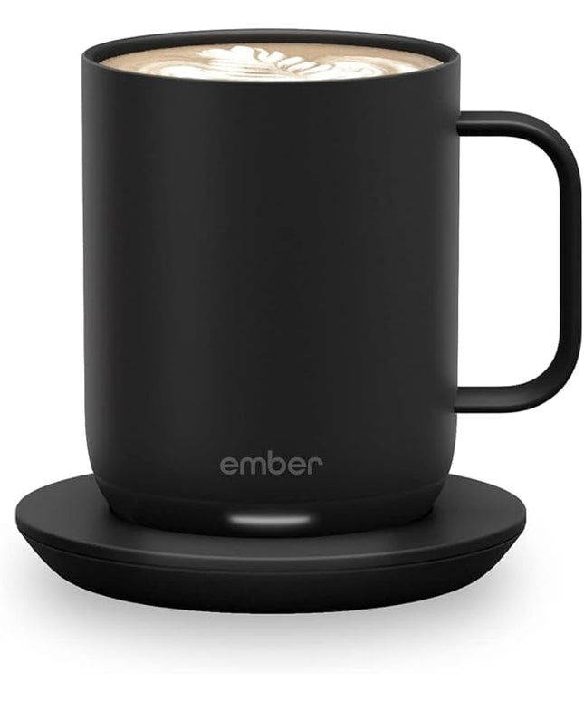 Ember Temperature Control Smart Mug 2, 10 Oz, App-Controlled Heated Coffee Mug with 80 Min Battery Life and Improved Design, Black