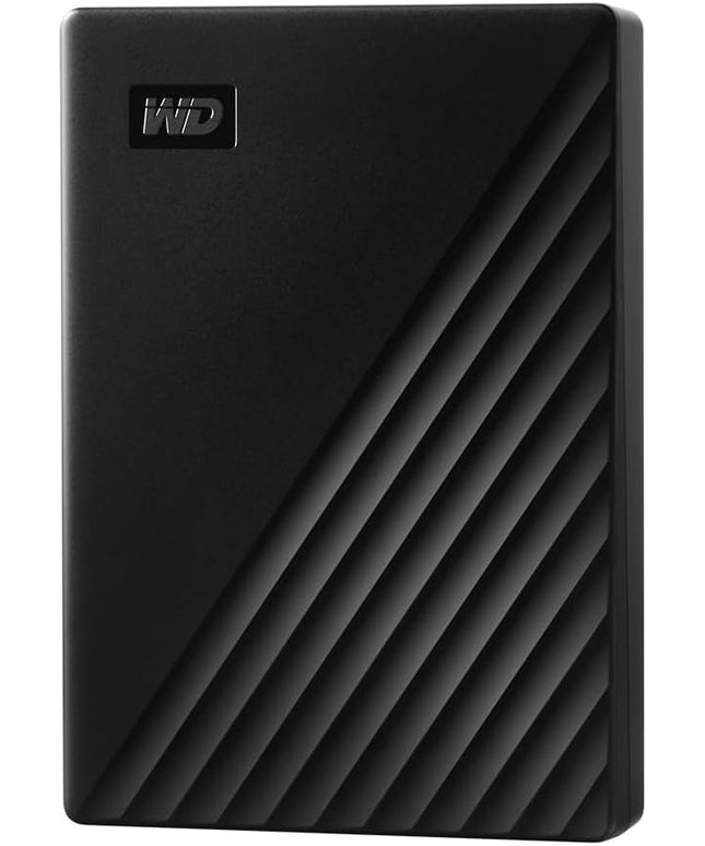 WD 5TB My Passport, Portable External Hard Drive, Black, backup software with defense against ransomware, and password protection, USB 3.1/USB 3.0 compatible - WDBPKJ0050BBK-WESN