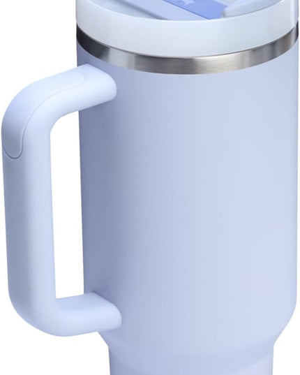 STANLEY Quencher H2.0 Tumbler with Handle and Straw 40 oz | Flowstate 3-Position Lid | Cup Holder Compatible for Travel | Insulated Stainless Steel Cup | BPA-Free | Dew Drop