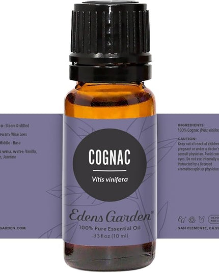Edens Garden Cognac Essential Oil- 100% Pure Premium Grade, Undiluted, Natural, Therapeutic, Aromatherapy, The Best for Diffuser, Candle, Laundry, Humidifiers 10 ml (0.33 fl oz)