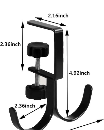 KISOY Purse Hook for Table Handbag Hangers Purse Hanger for Desk Bag Hooks for Tables can Hook Bag Purse Heavy Duty Foldable Purse Holder for Table Floding (JL Type Hook)