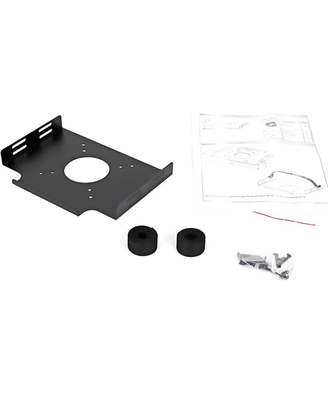 AEONS Universal Wall and VESA Mount | Adjustable Strap Mount for Computers, UPS Units, Cable Boxes, Modems, and Other Electronic Devices | Mounts on The Wall or Back of a Computer Monitor, 9”x6.5”x1”