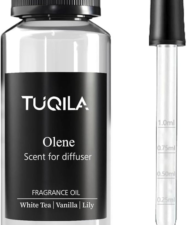 Tuqila Waterless Diffuser Oil Olene, Essential Scent Oil Usage Cold Air Waterless Diffuser, Luxury Scents Oils Fragrance Bottle120 ML Home Natural Flavour