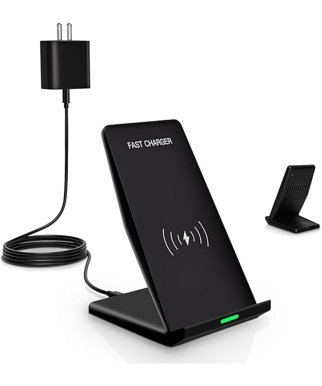 Wireless Charger Station,15W Desk Wireless Charging Stand 20W USB C Adapter for Apple iPhone 17 Pro/17/17/Air/16 Pro/16E/16 Plus/15/14/13,Samsung Galaxy S25/S24/S23/S22/Z Flip Fold/Note 20,Google etc