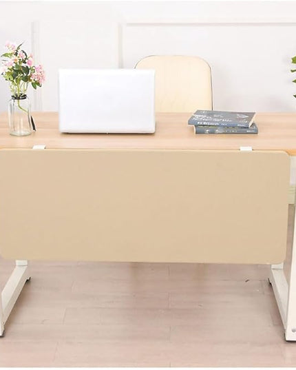Desk Privacy Divider, Desk Divider Sound Proof Dividers Privacy Shields for Under The Table Privacy Panels for Students and Office Divider(Beige,120X40cm)