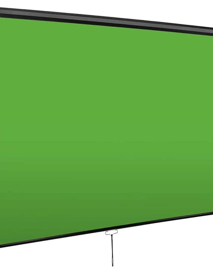 EMART 75 x 79in Retractable Green Screen, Chroma Key Panel Pull Down Auto-Locking and Self-Rewinding, Collapsible Wrinkle-Resistant Chromakey Backdrop for Zoom, Streaming, Photographic Studio