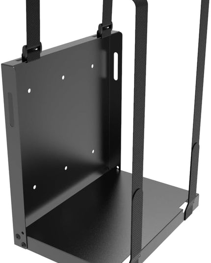 JINGCHENGMEI Universal Mount Computer Wall Mount 10" H x 6" W x 10" D, Adjustable Strap Mount for CPU, UPS, Computer Cases or Other Electronic Devices