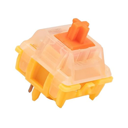 Mechanical Keyboard Switches,Gateron EF Curry 50gf Linear Switche,5 Pins Stem Pre Lubed Key Switches Compatible with MX Keycaps for Gaming Keyboard (70PCS Curry Switche Pro)