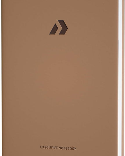 Nextnoid Hardcover Lined Journal Notebook - 120 GSM Thick Paper, A5 Notebook Journal for Men 160 Pages - Perfect for Journaling Notebooks for Work and Note-Taking (Brown,Ruled)