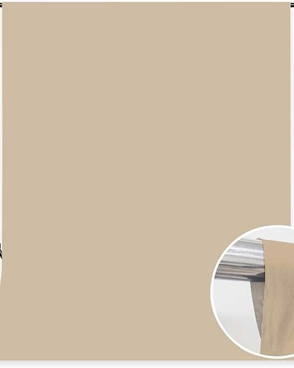 Photo Backdrop Beige Fabric Professional Photography Solution 8x10ft Seamless Design Eliminate Wrinkles Baby Shower Pregnant Women Shooting Scene Background