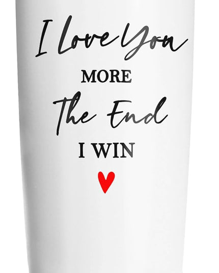 Valentines Day Anniversary Wedding Gifts for Women/Men Tumbler 20oz, Anniversary Wedding Gift for Couple, Gift for Girlfriend Wife, Wife Boyfriend Husband Birthday Gift Ideas, I Love You Gift