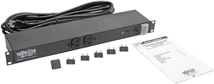 Tripp Lite 12-Outlet Rackmount PDU Isobar Surge Protector Power Strip, 15A, 3840 Joules, 15ft Cord with 5-15P Plug, 1U Rack-Mount, Lifetime Manufacturer's Warranty & $25,000 Insurance (ISOBAR12ULTRA)