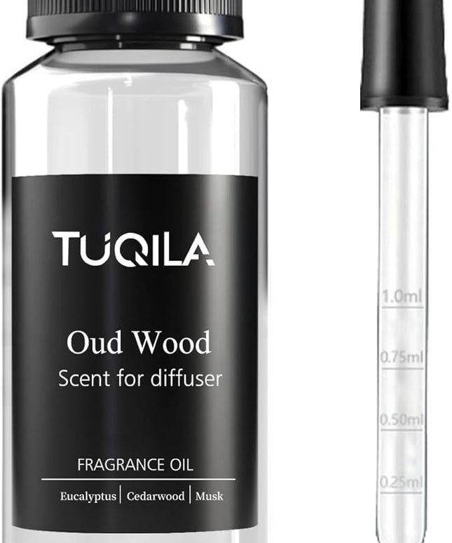Hotel Waterless Diffuser Oil Oud Wood, Essential Scent Oil Usage Cold Air Waterless Diffuser, Luxury Scents Oils Fragrance Bottle120 ML Home Natural Flavour