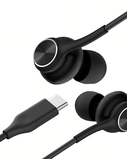 USB-C in-Ear Wired Headphones,Earbuds，3-Year Warranty, with high-Fidelity Sound Card, 5-Mode Audio, Low-Latency Gaming, KTV Vocal Enhancement, for iPhone 15/16/17, for Samsung S25/S24/S23/S22