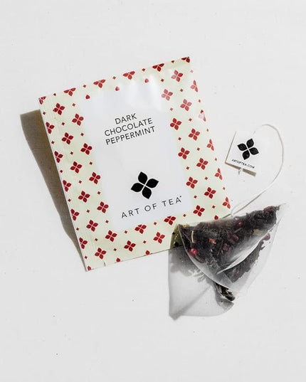 Art of Tea | 12 Count Sampler Box | Dark Chocolate Peppermint Dessert Tea