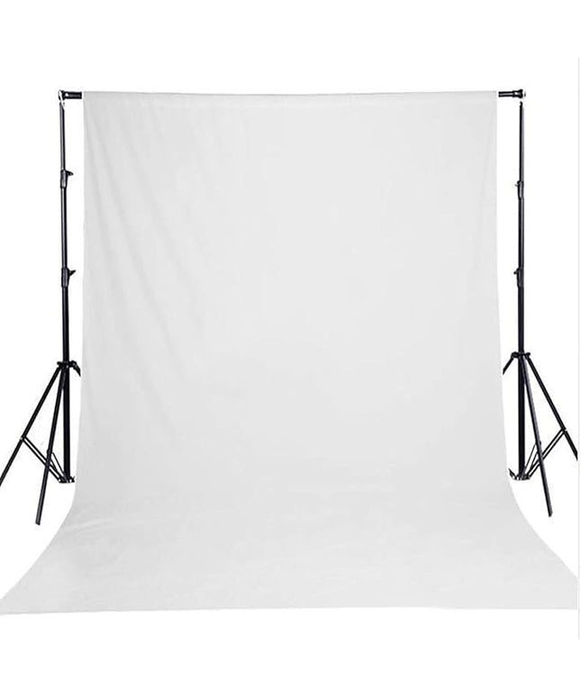 Solid Photography Backdrop Background Chromakey Muslin Portrait Background Screen for Photo Video Studio… (White, 10x20ft)