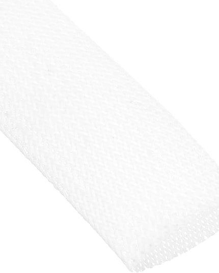 uxcell Expandable Sleeving, 1 1/2-inch 25ft Cable Sleeve, White