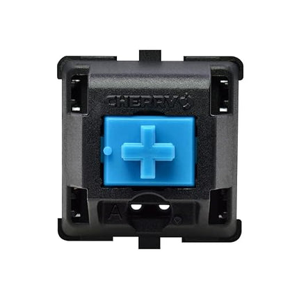 Cherry MX Blue Key switches (10 Pieces)- MX1AG1NN | Plate Mounted | Tactile Switches for Mechanical Keyboard