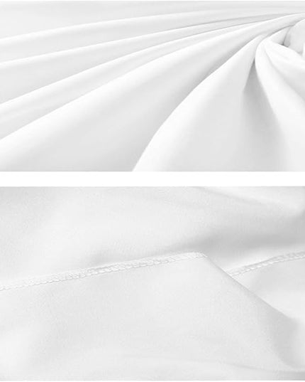 Solid Photography Backdrop Background Chromakey Muslin Portrait Background Screen for Photo Video Studio… (White, 8x10ft)
