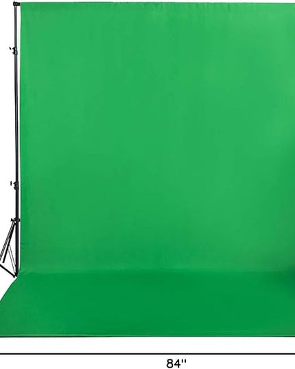 Green Screen Backdrop 5x7ft Photo Backdrop Chromakey Muslin Portrait Green Backdrop for PS Keying/Video Creation/Studio Portrait Shoots