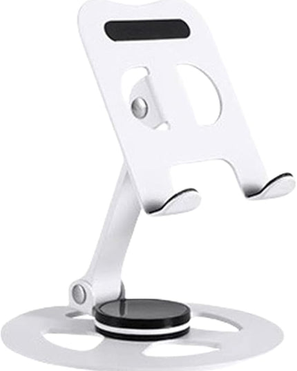 Portable Aluminum Tablet Stand 360°Adjustable Nonslip Holder for Most Phones Tablets & Laptops Ergonomic Rotating Tablets Stand