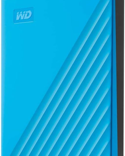 WD 5TB My Passport, Portable External Hard Drive, Blue, Backup Software with Defense Against ransomware, and Password Protection, USB 3.1/USB 3.0 Compatible - WDBPKJ0050BBL-WESN