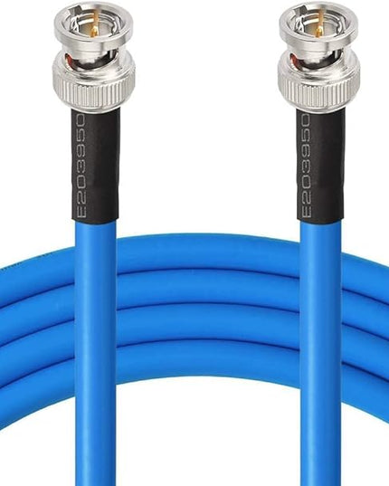Superbat SDI Cable BNC Cable 3G/6G/12G (Belden 1694A)，1-300FT, Supports HD-SDI/3G-SDI/4K/8K Video, Precision SDI Video Camera Wire (1Pcs)