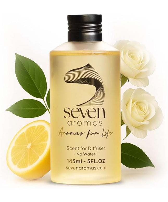 SevenAromas Hotel Scent Diffuser Oil, Luxury Hotel-Inspired Essential Oil for Aromatherapy & HVAC Diffusers – Premium Dropper Bottle - 145 ml 5 FL oz (Green Bamboo Soft)