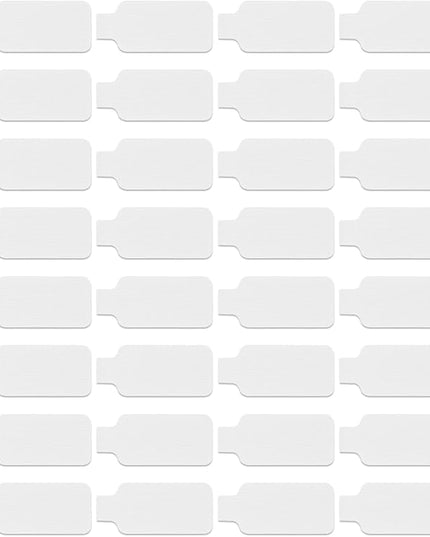 32 Pcs Cable Labels, Write On Cord Labels, Wire Cable Tags, Wire Tags for Electronics, Computers Cable Management and Identification, White, 1.77" x 0.78"