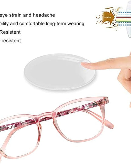 Henotin 3-Pack Blue Light Blocking Reading Glasses,Spring Hinge Computer Readers for Men Women,Anti UV Ray Filter Eyeglasses (Mixed Color-2, 1.00, Diopters)