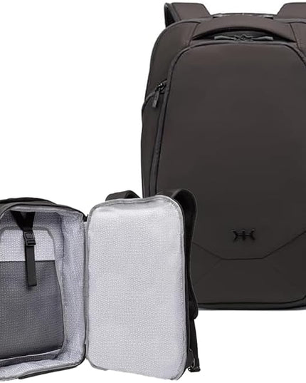 Knack Small Series 2 Laptop Backpack Fits up to 16 Inch Laptops - Knack Bags Carry-On Backpack, TSA Approved, Expandable Travel Backpacks With 2 Day Outfit Capacity, Midnight Black