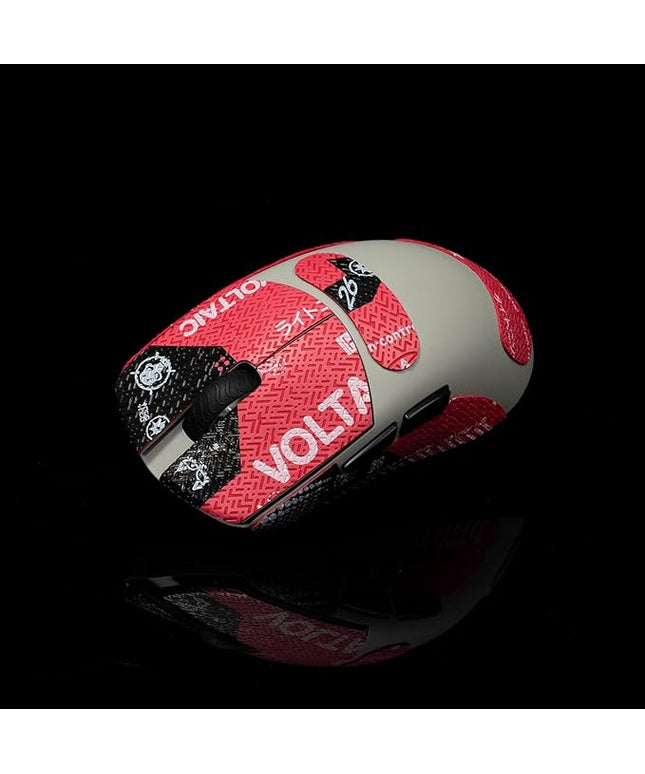 Grip Tape for Lamzu Maya X - Anti-Slip,Enhanced Control, Sweat Resistance,Improves FPS Gaming Grip & Mouse Protection [Pre-Cut] Blood X