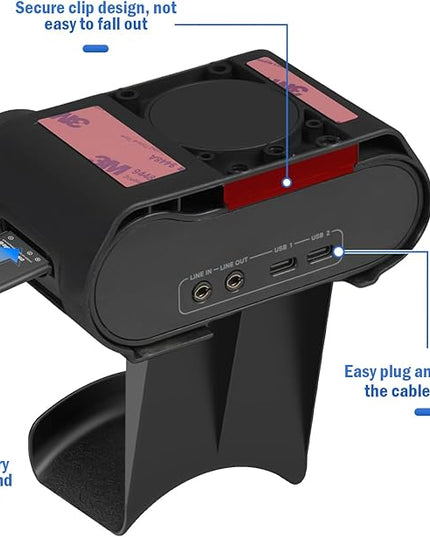 Under Desk Headphone Hanger Stand for SteelSeries Arctis Nova Pro Wireless-Arctis Pro Wireless NOVA Magnetic Mount Secretlab Magnus Version,Headphone Holder for Arctis Nova Pro Wireless