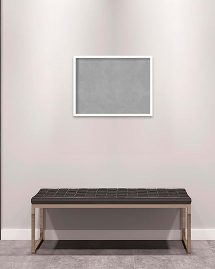 Amanti Art White Framed Magnetic Board 19x25 Medium Vision Board for use with Magnets, 100% Metal Sheet to Display Items as Office Decor or for Home Organization in mudroom, Kitchen or Kids Room