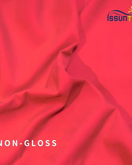 ISSUNTEX 10X24 ft Background Muslin Backdrop, Photo Studio, Collapsible High Density Screen for Video Photography and Television-Red