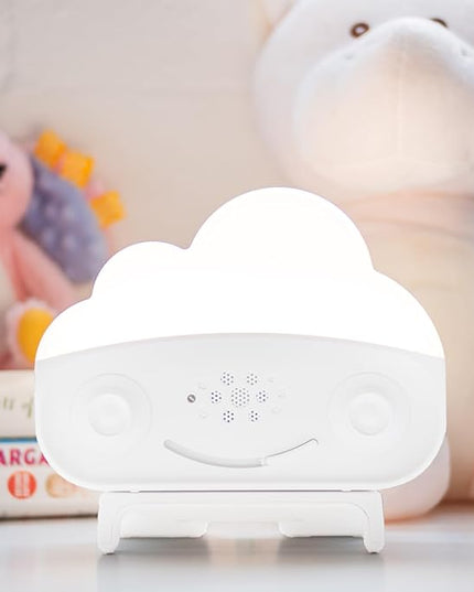 Happiest Baby SNOObie Smart White Noise Machine - Portable Baby Sound Machine with Night Light - 12 Soothing Sounds for Sleep Training, White