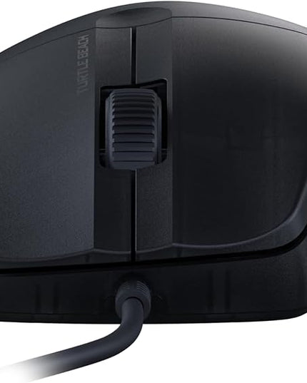 Turtle Beach Pure SEL Wired RGB Gaming Mouse, Ultra-Light 49g Ergonomic Design, 8000 DPI Optical Sensor, Mechanical Switches, Pretension System, Pure PTFE Glides, AIMO RGB Lighting – Black